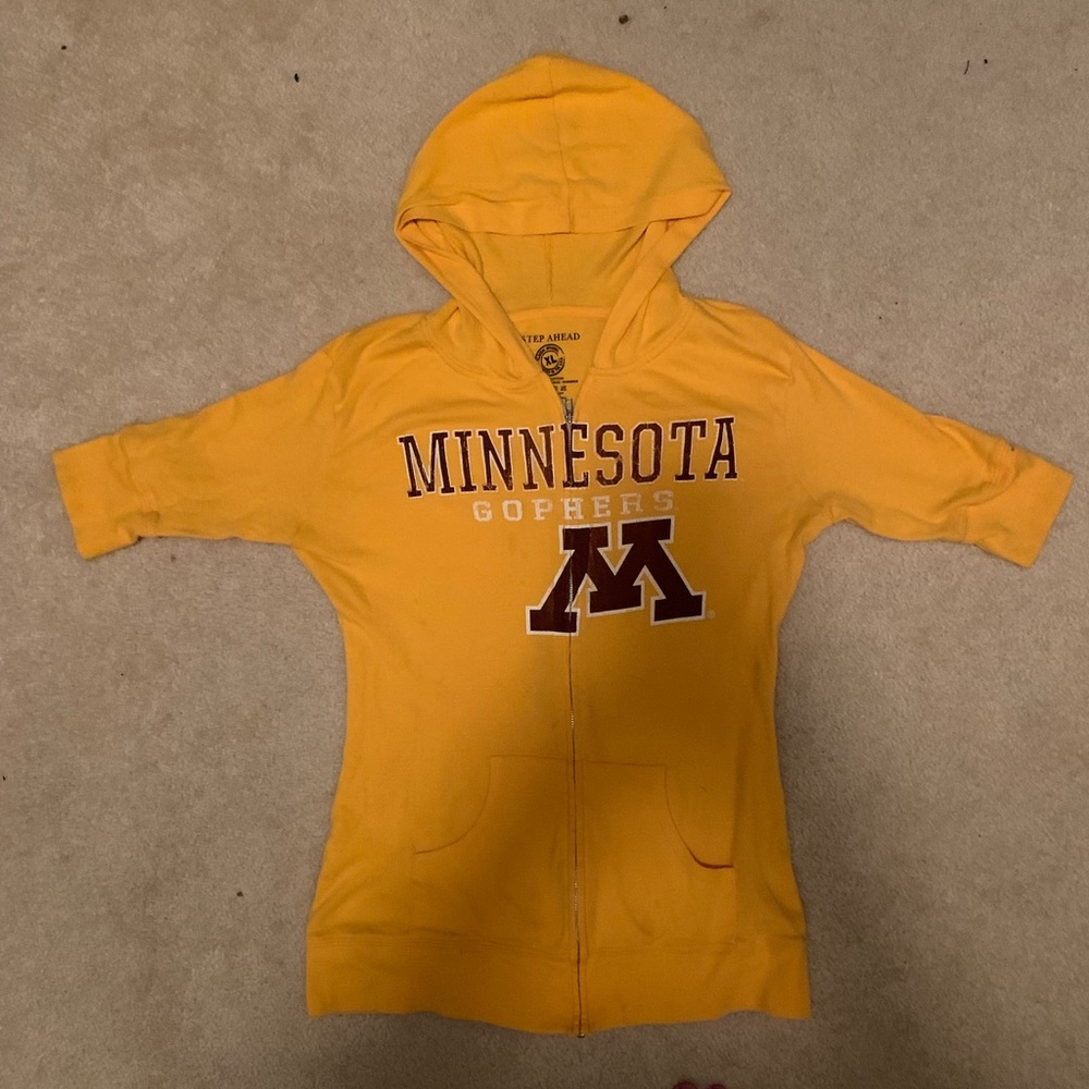 MN Gophers apparel-zip front shirt